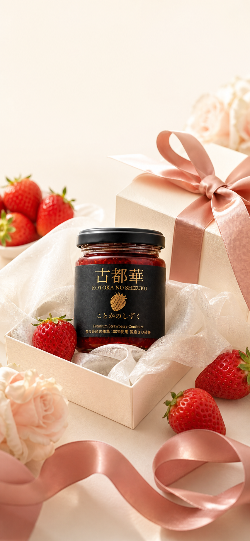 Fraise Royale drink with Kotoka confiture